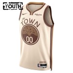 Maillot NBA Golden State Warriors Personnalisable Nike 2025-26 City Edition Blanc Swingman - Enfant